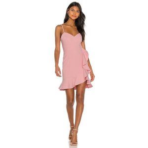 LIKELY Laverna Dress Peony Pink Ruffle Sleeveless Party Cocktail